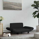 Vidaxxl Hundebett 70x45x28 cm Stoff schwarz