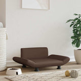 Vidaxxl Hundebett 70x45x28 cm Kunstleder braun