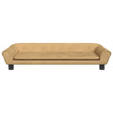 Vidaxl Hundkorb 100x50x21 cm Samtbraun