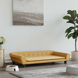 Vidaxl Hundkorb 100x50x21 cm Samtbraun
