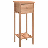 Vidaxl bijzettafel met lade 25x25x60 cm walnotenhout