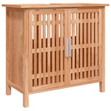 Vidaxl wastafelkast 66x29x61,5 cm massief walnotenhout