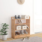VIDAXL -Schuhregal mit Schublade 70x27x81 cm Festes Walnussholz