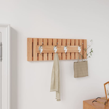 Vidaxl -Wandbedeckungsregal 42x8.5x14 cm Festes Walnussholz