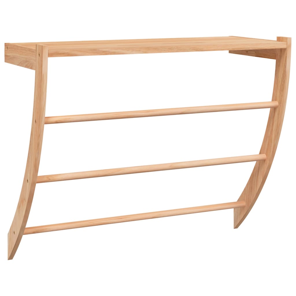 Vidaxl håndkle rack 60x25,5x49 cm fast valnøtt tre