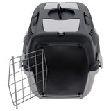 VIDAXL -Reisekorb 55x36x35 cm Polypropengrau und Schwarz