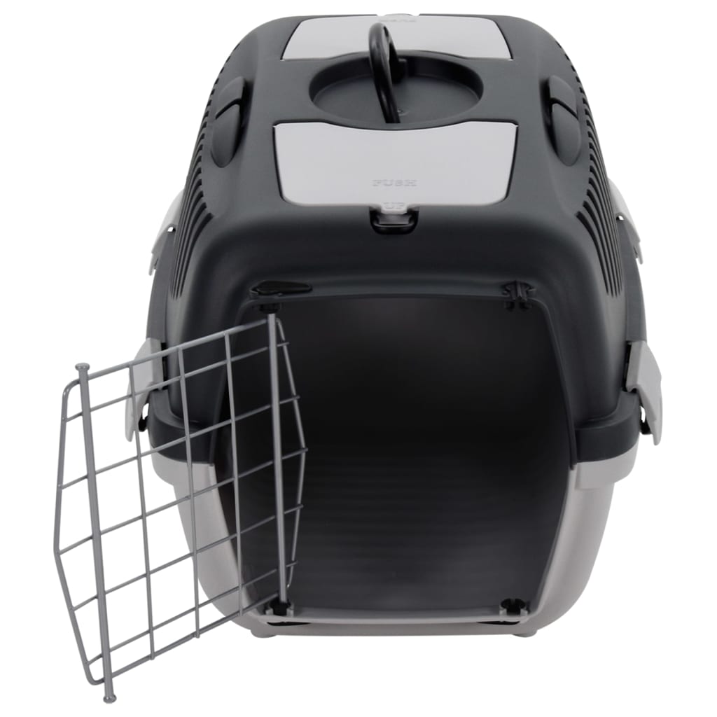 Vidaxl Travel basket 55x36x35 cm Polypropene gray and black