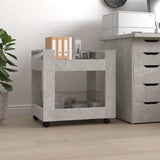 Vidaxl bureaukastje 60x45x60 cm bewerkt hout betongrijs