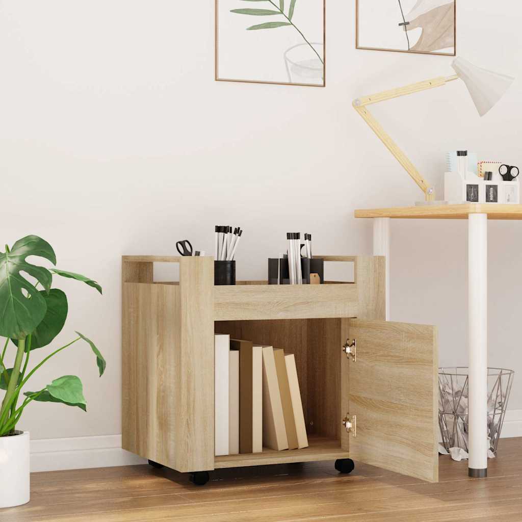 Vidaxl bureaukastje 60x45x60 cm bewerkt hout sonama eikenkleurig