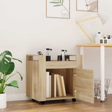 Vidaxl bureaukastje 60x45x60 cm bewerkt hout sonama eikenkleurig
