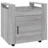Vidaxl bureaukastje 60x45x60 cm bewerkt hout grijs sonoma eikenkleurig