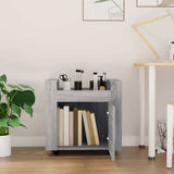 Vidaxl bureaukastje 60x45x60 cm bewerkt hout grijs sonoma eikenkleurig