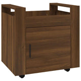 Vidaxl bureaukastje 60x45x60 cm bewerkt hout bruin eikenkleur