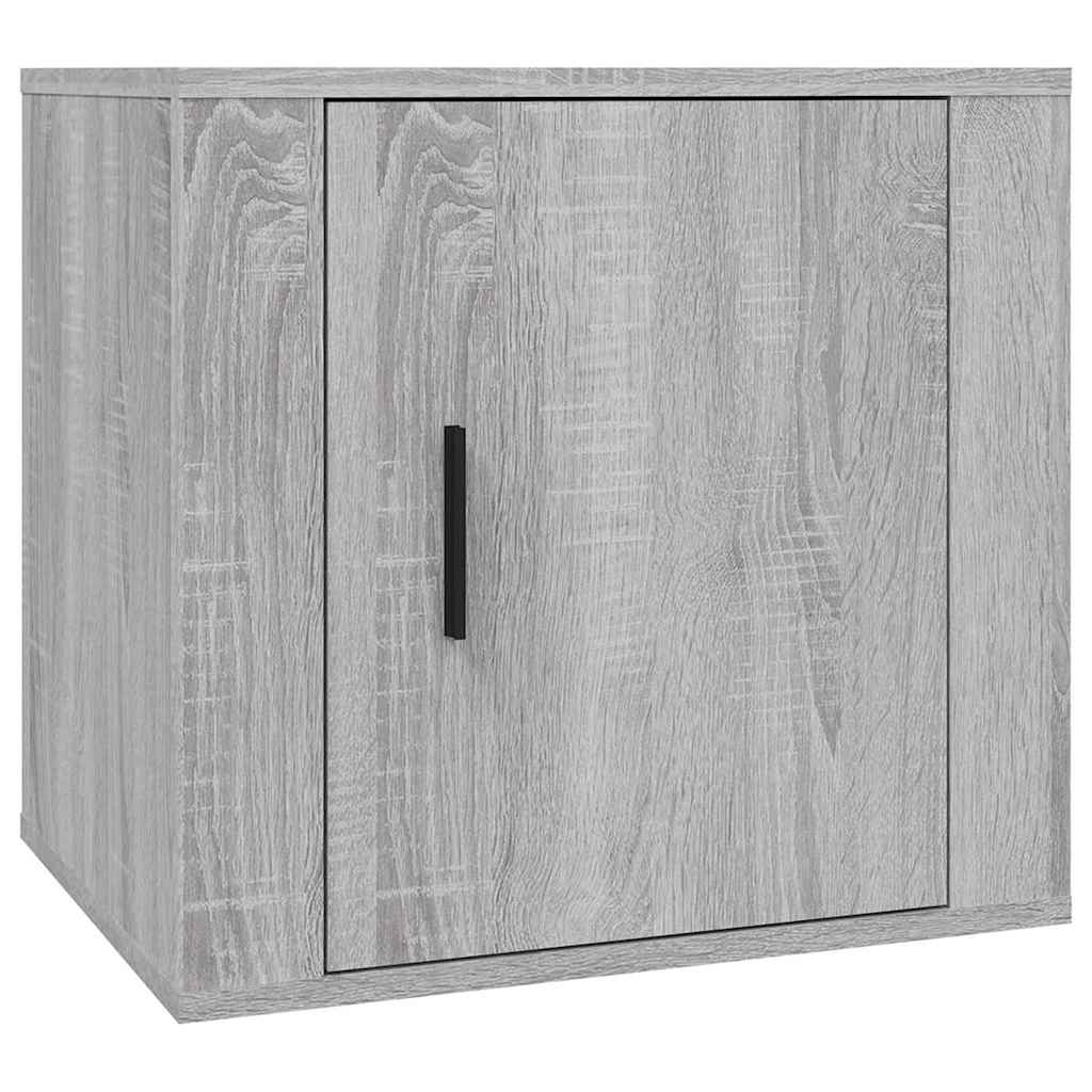 Vidaxl nachtkastje 50x39x47 cm grijs sonoma eikenkleurig
