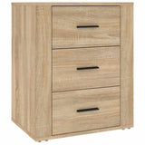 Vidaxl nachtkastje 50x36x60 cm bewerkt hout sonoma eikenkleurig