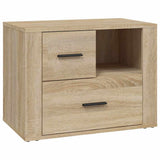 Vidaxl nachtkastje 60x36x45 cm bewerkt hout sonoma eikenkleurig