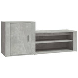 Vidaxl Schuhschrank 130x35x54 cm verarbeiteter Holzbetonpreis