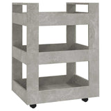 Vidaxl keukentrolley 60x45x80 cm bewerkt hout betongrijs
