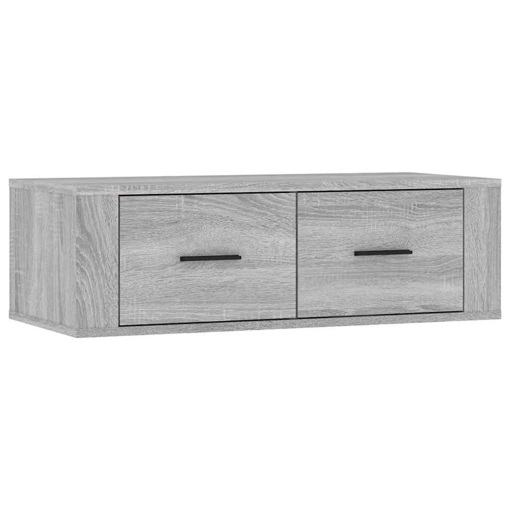 Vidaxl tv-hangmeubel 80x36x25 cm bewerkt hout grijs sonoma eikenkleur