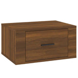 Vidaxl nachtkastje wandgemonteerd 50x36x25 cm bruin eikenkleur