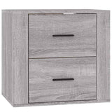 Vidaxl nachtkastje wandgemonteerd 50x36x47 cm grijs sonoma eikenkleur