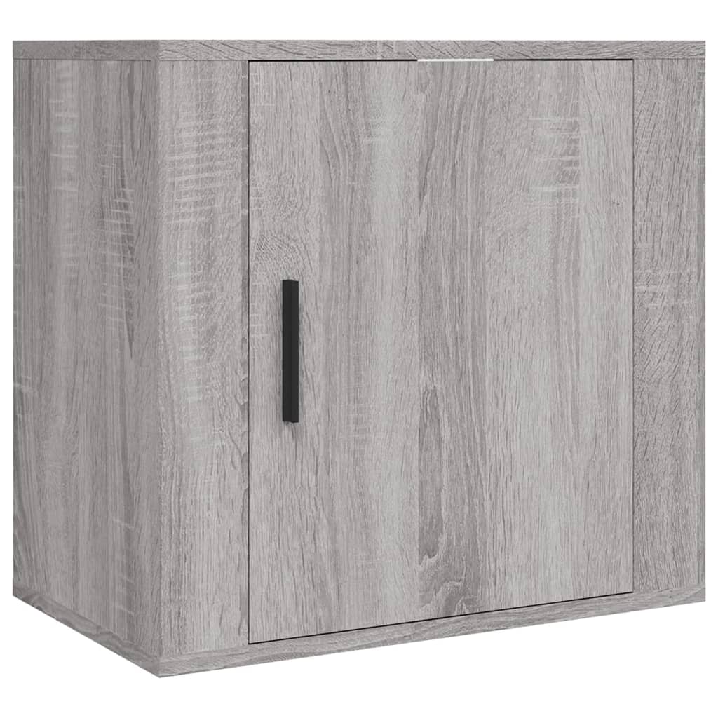 Vidaxl nachtkastje wandgemonteerd 50x30x47 cm grijs sonoma eikenkleur
