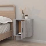 Vidaxl nachtkastje wandgemonteerd 50x30x47 cm grijs sonoma eikenkleur