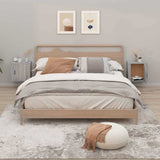 Vidaxl nachtkastjes 2 st wandgemonteerd 50x30x47 cm grijs sonoma eiken