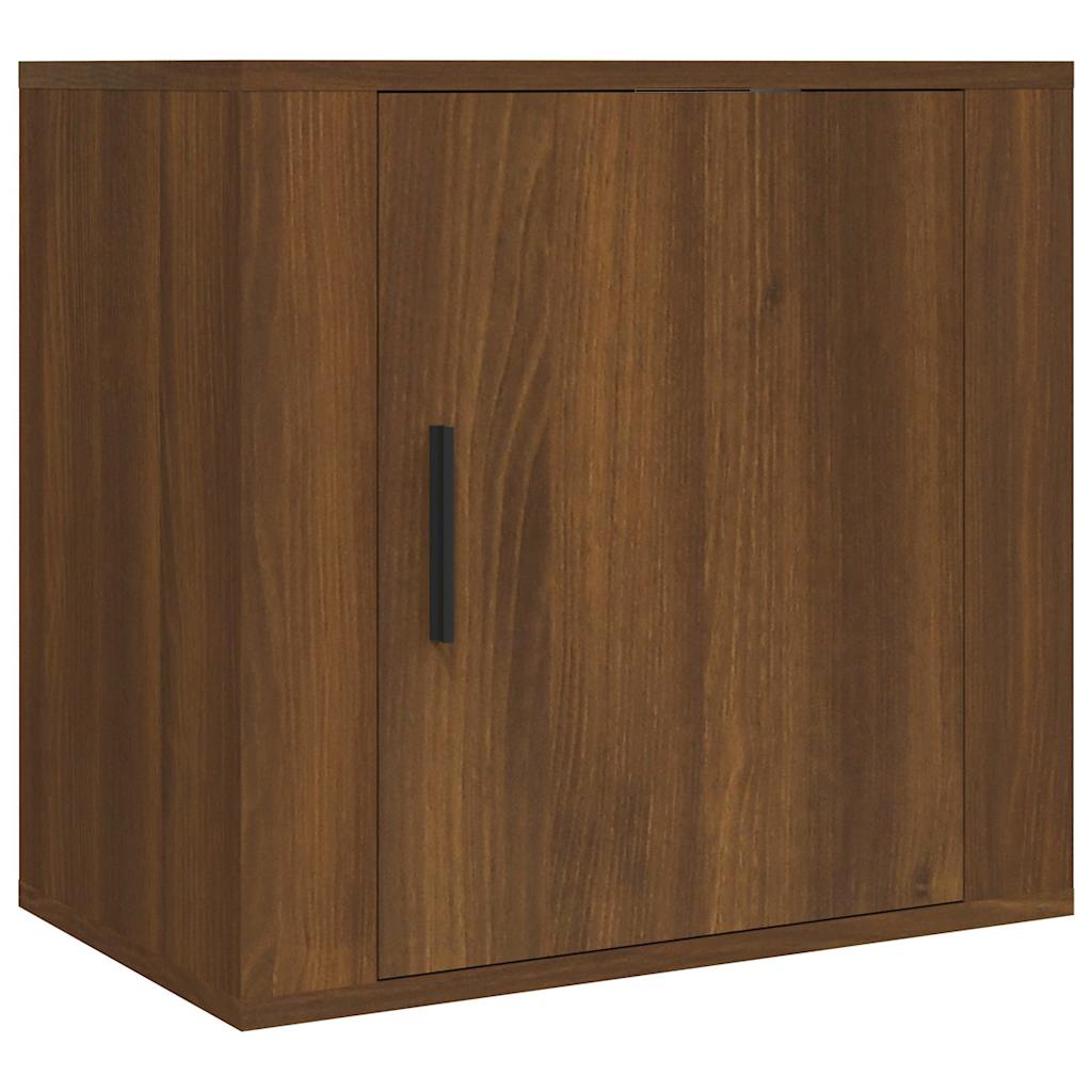Vidaxl nachtkastje wandgemonteerd 50x30x47 cm bruin eikenkleur