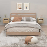 Vidaxl nachtkastjes 2 st wandgemonteerd 50x36x40 cm sonoma eikenkleur