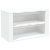VIDAXL -Schuhregal 75x35x45 cm verarbeitetes Holz weiß