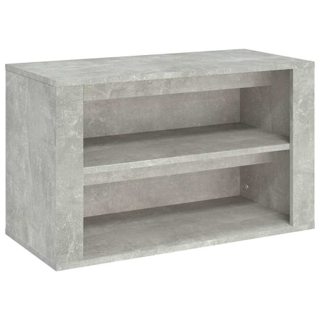 VIDAXL -Schuhschrank 75x35x45 cm verarbeiteter Holzbetonglijs