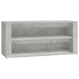 VIDAXL -Schuhregal 100x35x45 cm bearbeitete Holzbetonpreis