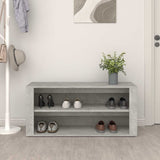 VIDAXL -Schuhregal 100x35x45 cm bearbeitete Holzbetonpreis
