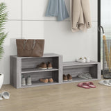 Vidaxx Schuhschrank 150x35x45 cm, fertiges Holz, Sonomagrau