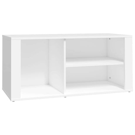 VIDAXL -Schuhschrank 100x35x45 cm propertiertes Holz weiß