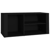 Vidaxl Schuhschrank 100x35x45 cm propertiertes Holzschwarz