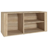 VIDAXL -Schuhschrank 100x35x45 cm propertiertes Holz Sonoma Eiche gefärbt