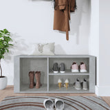 VidaXL shoe cabinet 100x35x45 cm edited wood concrete price