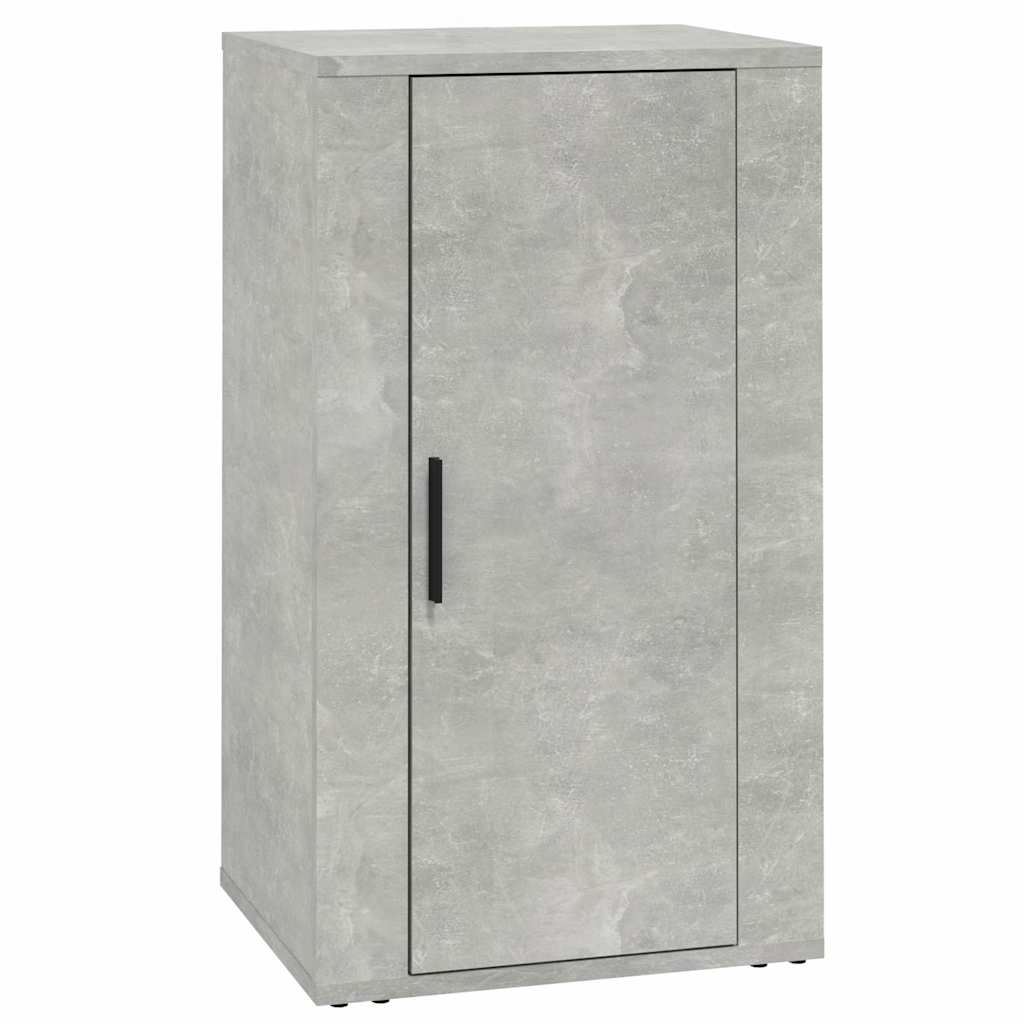 Vidaxl dressoir 40x33x70 cm bewerkt hout betongrijs