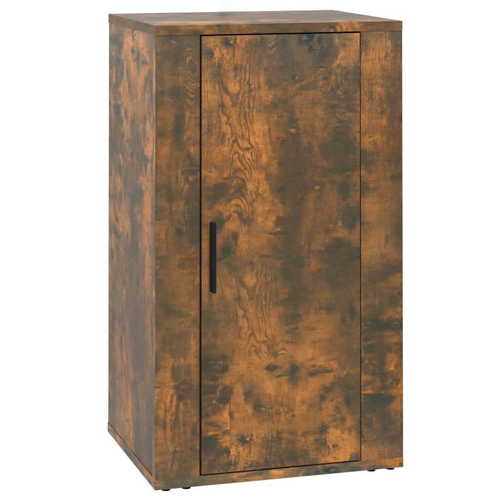 Vidaxl dressoir 40x33x70 cm bewerkt hout gerookt eikenkleurig