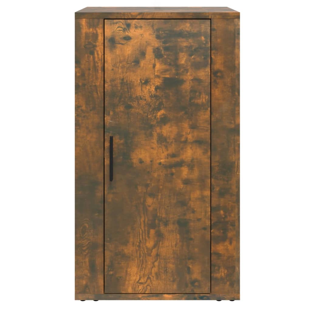 Vidaxl dressoir 40x33x70 cm bewerkt hout gerookt eikenkleurig