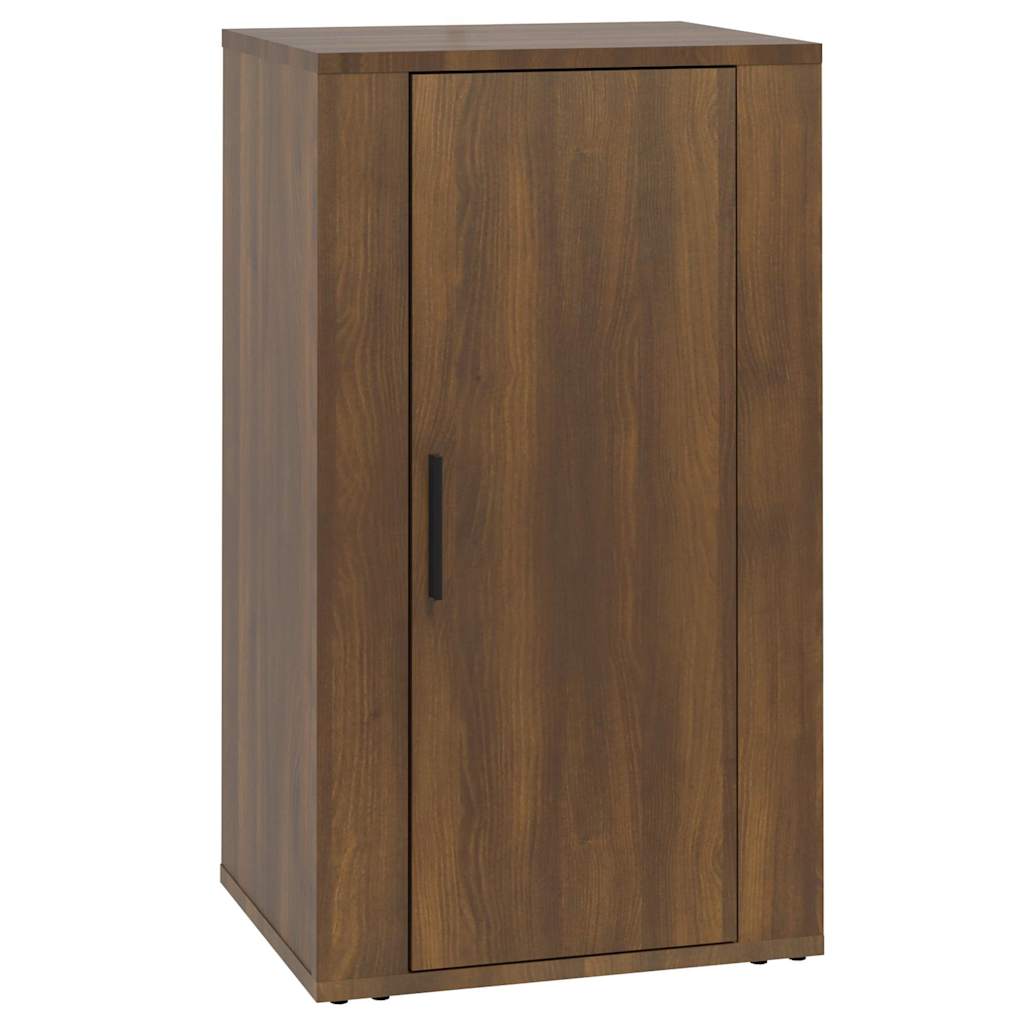 Vidaxl dressoir 40x33x70 cm bewerkt hout bruin eikenkleur