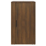 Vidaxl dressoir 40x33x70 cm bewerkt hout bruin eikenkleur