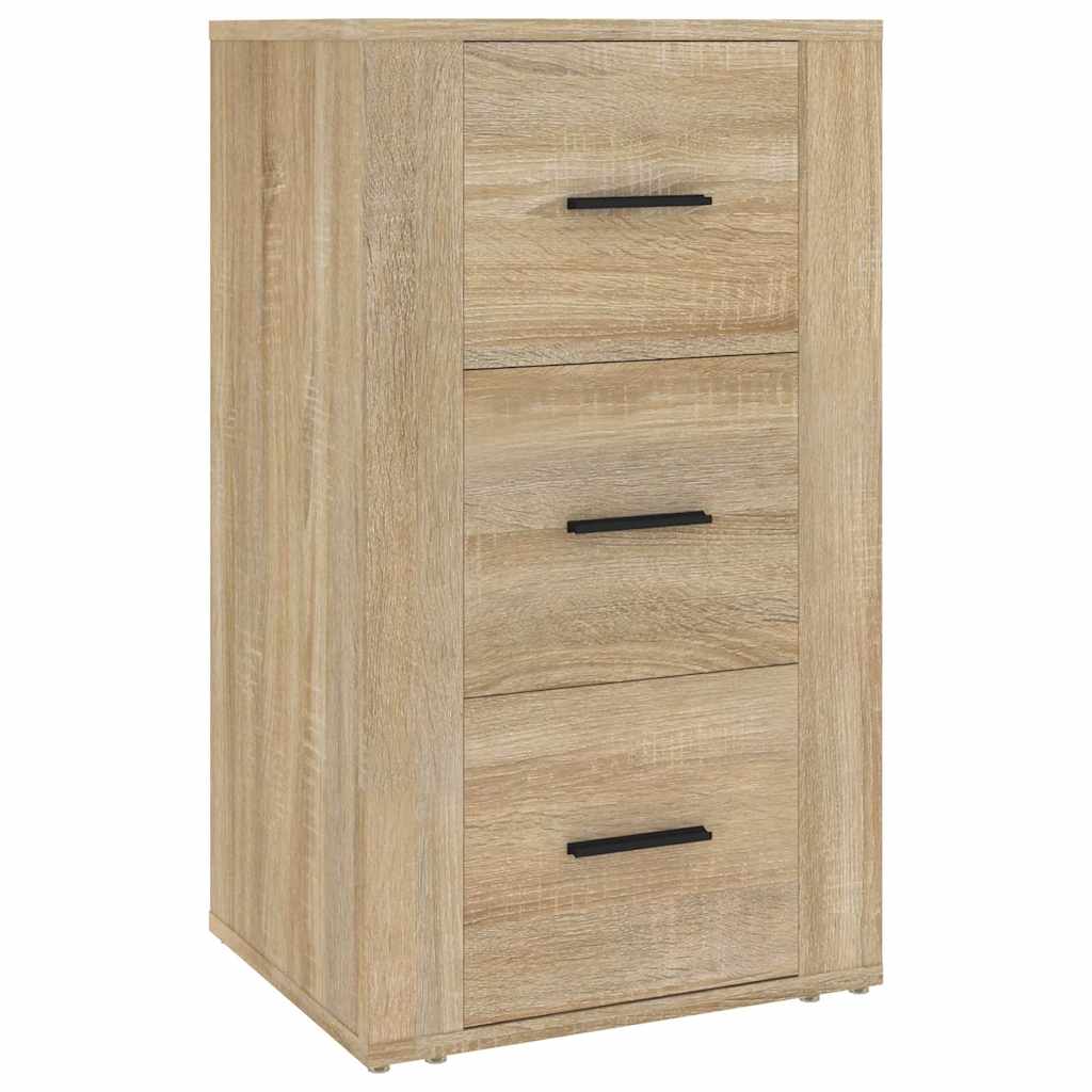 Vidaxl dressoir 40x33x70 cm bewerkt hout sonoma eikenkleurig