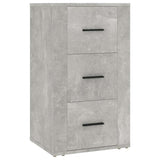 Vidaxl dressoir 40x33x70 cm bewerkt hout betongrijs