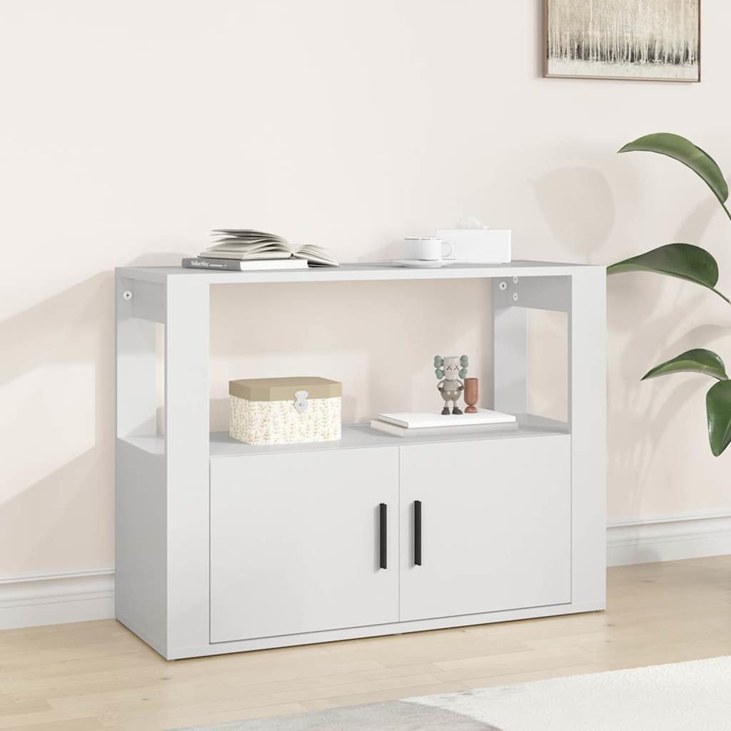 Vidaxl dressoir 80x30x60 cm bewerkt hout wit
