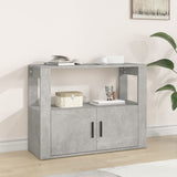 Vidaxl dressoir 80x30x60 cm bewerkt hout betongrijs