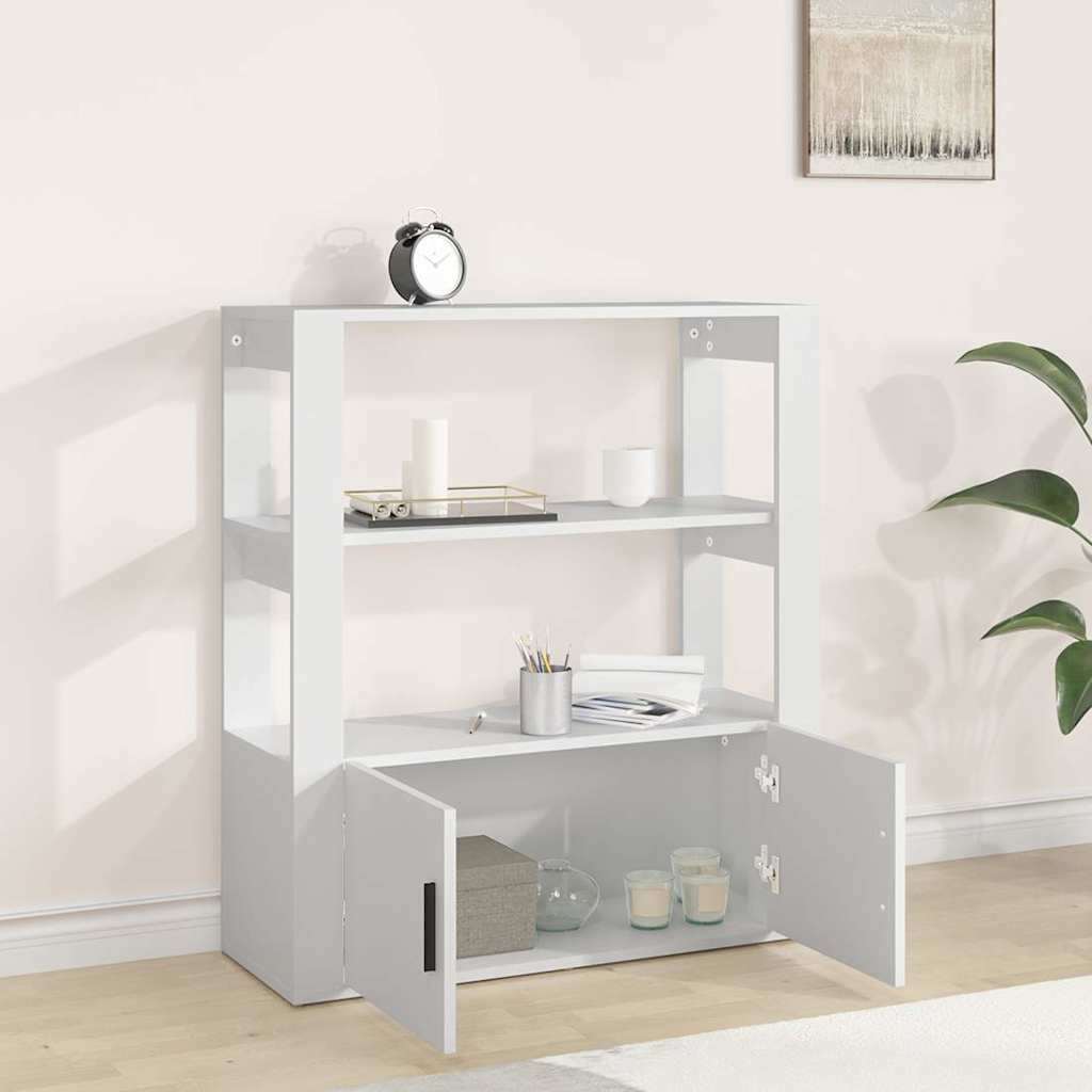 Vidaxl dressoir 80x30x90 cm bewerkt hout wit
