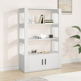 Vidaxl dressoir 80x30x119,5 cm bewerkt hout wit